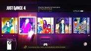 We No Speak Americano on the Just Dance 4 menu (Xbox 360)