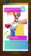 Just Dance Now release notification (along with Bang Bang Bang (VIPMADE))