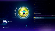 Cardiac Caress on the Just Dance 3 menu (Xbox 360)