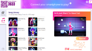 Girls Just Want to Have Fun no menu do Just Dance Now (2020 update, computer)