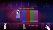 Just Dance 4 coach selection screen (Xbox 360)