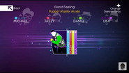 Just Dance 4 coach selection screen (Puppet Master Mode)