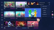 PoPiPo on the Just Dance 2023 Edition menu