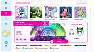 Rainonme jd2021 menu.png (1.98 MB) Rain On Me on the Just Dance 2021 menu