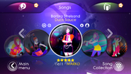 Barbra Streisand on the Just Dance 3 menu (Wii)