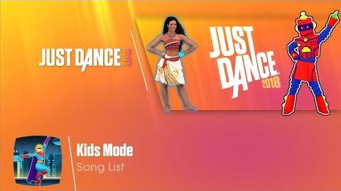 Kids Mode Menu - Just Dance 2018
