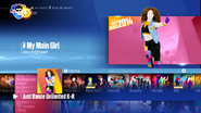 My Main Girl on the Just Dance 2017 menu