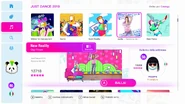 New Reality (VIPMADE) no menu do Just Dance 2019