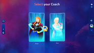 Just Dance 2024 Edition coach selection screen