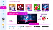 Mashed Potato Time on the Just Dance 2019 menu
