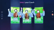 Just Dance 2023 Edition coach selection screen