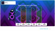 Just Dance 2021 coach selection screen (camera)