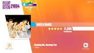 Just Dance Now scoring screen