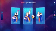 Just Dance 2024 Edition coach selection screen