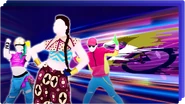 The coach on the cover for "The Fit List!" playlist in Just Dance Now (along with P1 of Work Work and New Rules (Extreme Version))