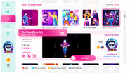 Extreme Version on the Just Dance 2020 menu (8th-gen)