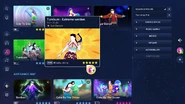 Tumbum (Extreme Version) on the Just Dance 2023 Edition menu