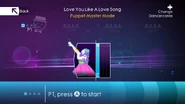 Just Dance 4 coach selection screen (Puppet Master Mode)