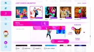 Sorry on the Just Dance 2019 menu