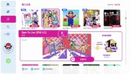 Daretolive jdc menu.png (890 kB) Dare to Live on the 舞力全开 menu