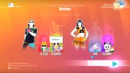 Just Dance 2018 coach selection screen (7th-gen)