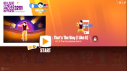 Just Dance Now coach selection screen (2017 update, computer)