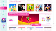 The World is Ours on the Just Dance 2020 menu