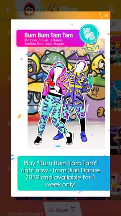 Bum Bum Tam Tam Just Dance Wiki Fandom