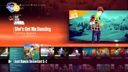 She’s Got Me Dancing on the Just Dance 2017 menu