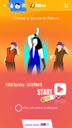 Just Dance Now coach selection screen (2017 update, phone)