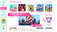 On Ne Porte Pas De Sous-Vêtements on the Just Dance 2020 menu