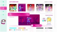 Talk on the Just Dance 2020 menu (demo)