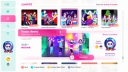 Finesse (Remix) on the Just Dance 2020 menu