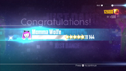 Just Dance 2016 scoring screen