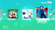 Magical Morning on the Just Dance 2020 menu (Wii)