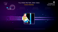 Just Dance 4 coach selection screen (Wii/PS3/Wii U)