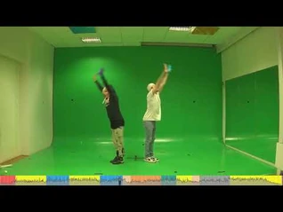 Choreography rehearsal (February 18th 2022) with Julien Durand as co-dancer