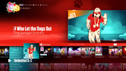 Who Let the Dogs Out? on the Just Dance 2017 menu