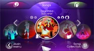 Dagomba on the Just Dance 3 menu (Wii)
