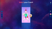 Just Dance 2024 Edition coach selection screen