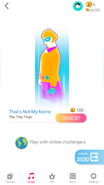 Just Dance Now coach selection screen (2020 update, phone)