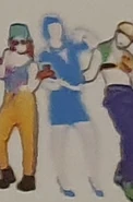 The album coach, as seen in The Art of Just Dance (10th Anniversary Edition)