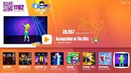 Acceptable in the 80s on the Just Dance Now menu (2017 update, computer)
