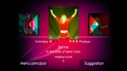 Fame no menu do Just Dance