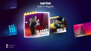 Just Dance 2014 routine selection screen