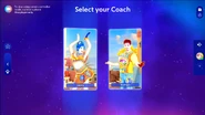 Just Dance 2025 Edition coach selection screen