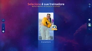 Tela de seleção de treinador do Just Dance 2024 Edition
