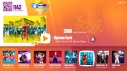 Uptown Funk on the Just Dance Now menu (2017 update, computer)