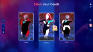 Just Dance 2024 Edition coach selection screen
