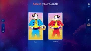 Just Dance 2024 Edition coach selection screen (updated)